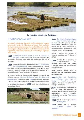 Rapport 20 ans du CRAPAL – Landes de Bretagne