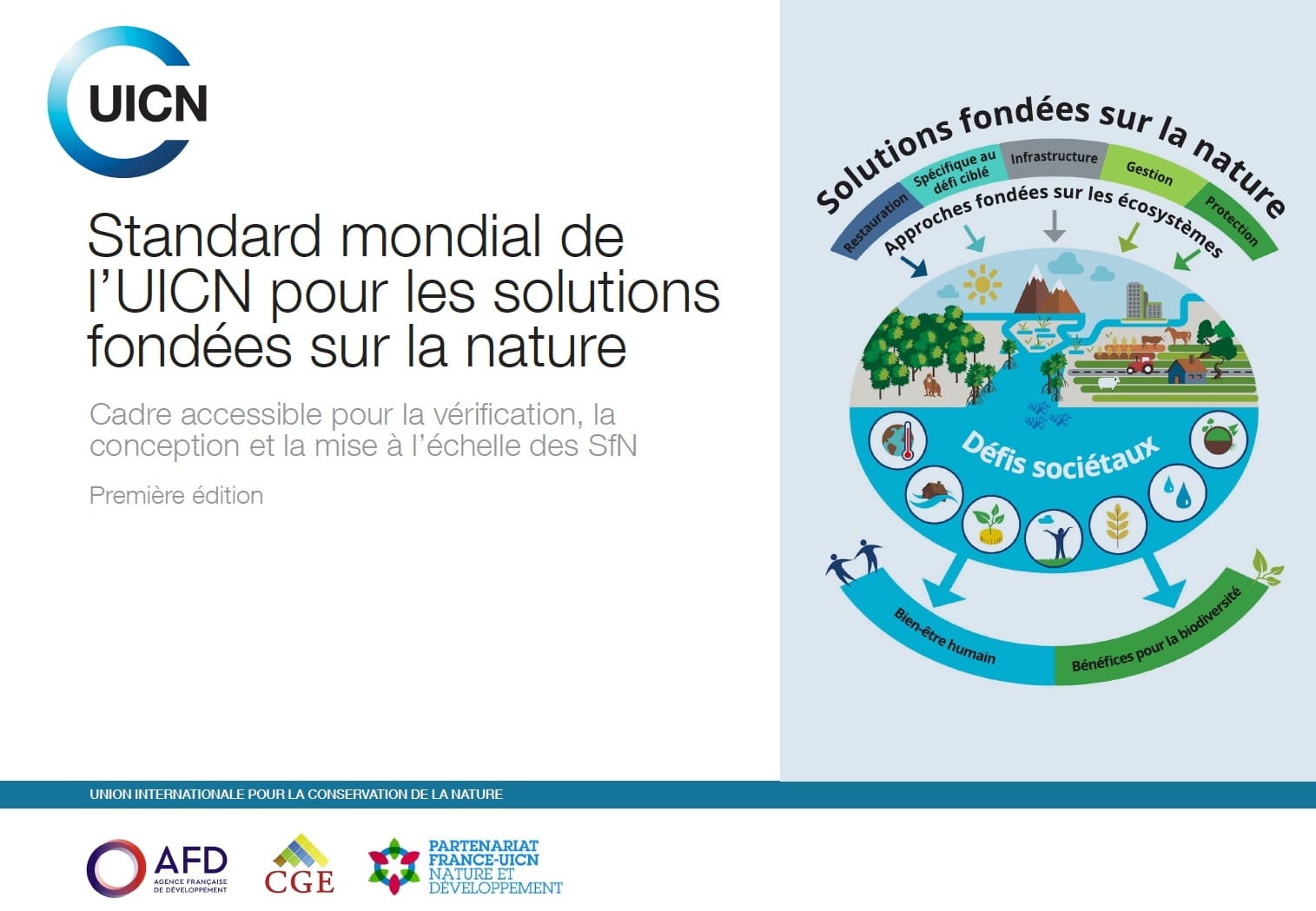 Couverture Standard de l'UICN Solutions fondées sur la nature