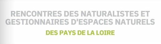 bandeau Rencontres des naturalistes et des gestionnaires d'espaces naturels des Pays de la Loire 2025