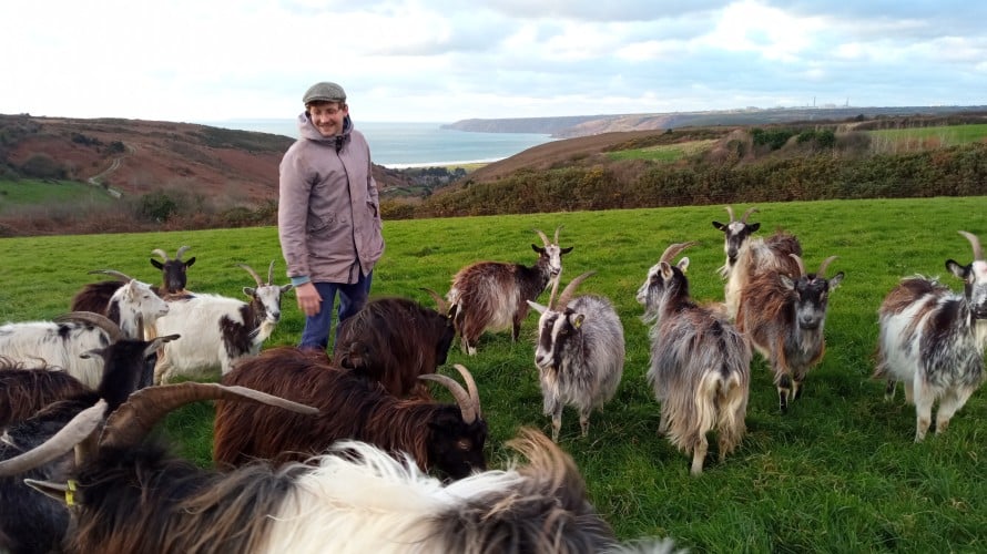Bastien Dez a repris une ferme dans la Hague grâce à Fermes en vie ©RCF Manche