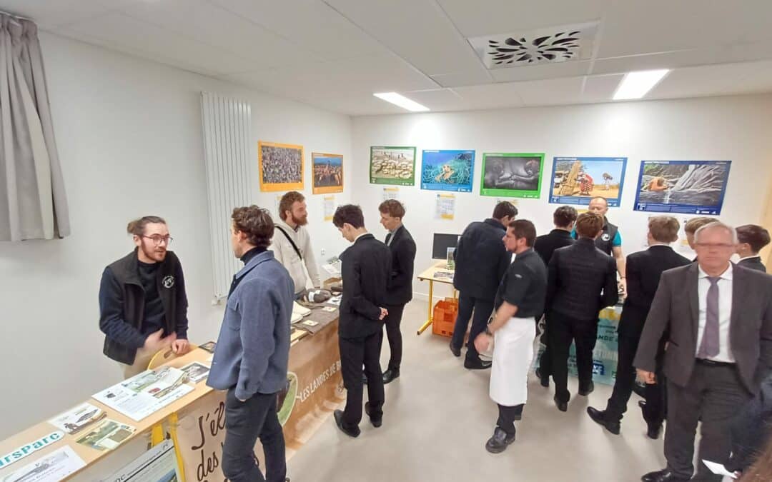 Rencontre avec des restaurateurs et des jeunes du lycée hôtelier Sainte-Anne (Saint-Nazaire)