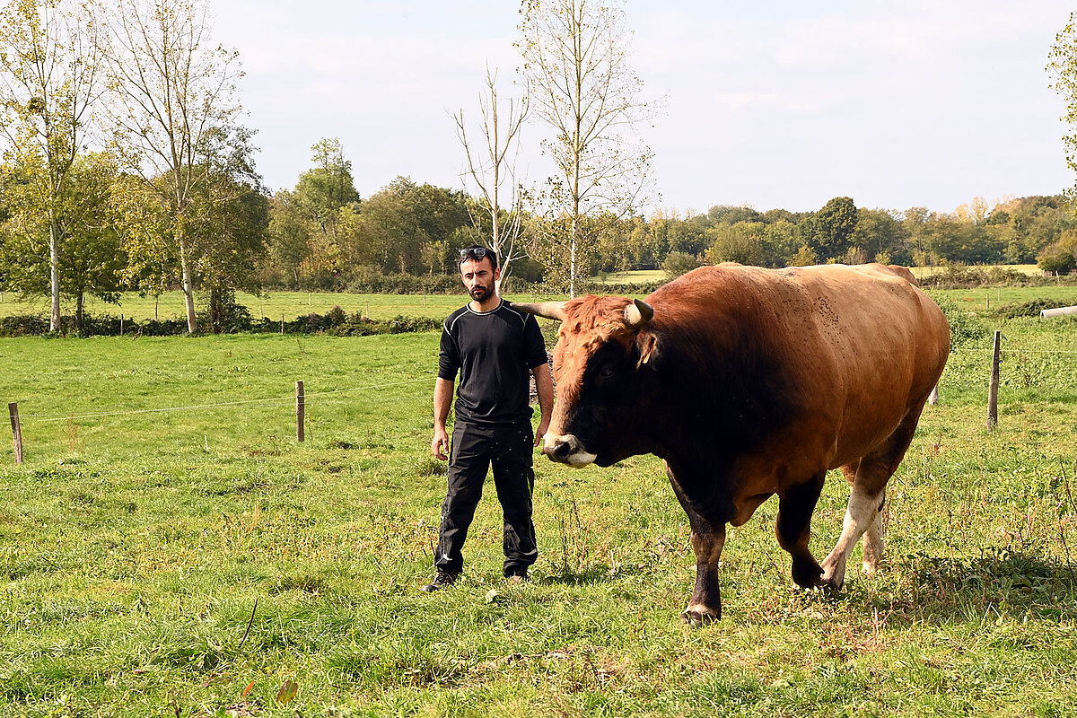 Dorian Rabillé, Ferme des Brancardières. Crédit Patrick Durandet - CD85