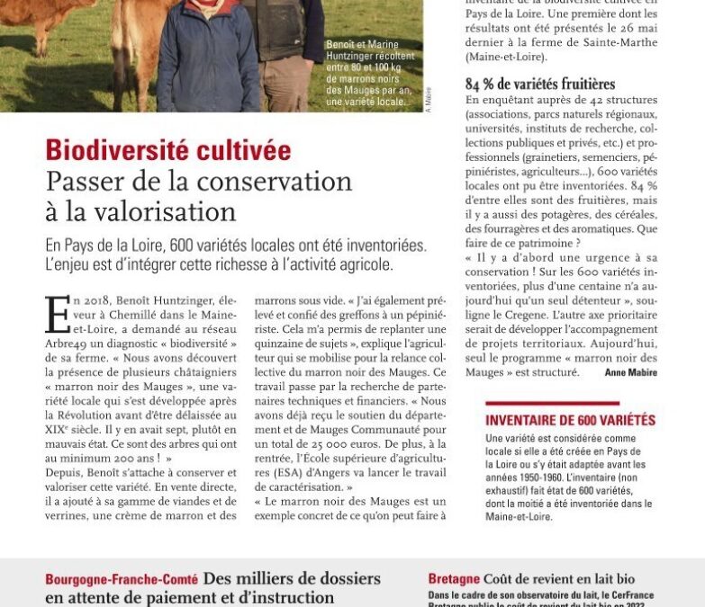 Biodiversité cultivée – Passer de la conservation à la valorisation